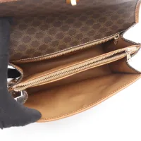 CELINE Macadam Clutch – Brown