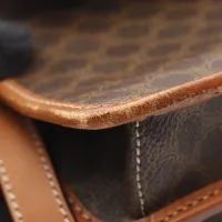 CELINE Macadam Clutch – Brown