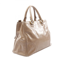 Prada Vitello Shine Leather Tote Bag – Beige