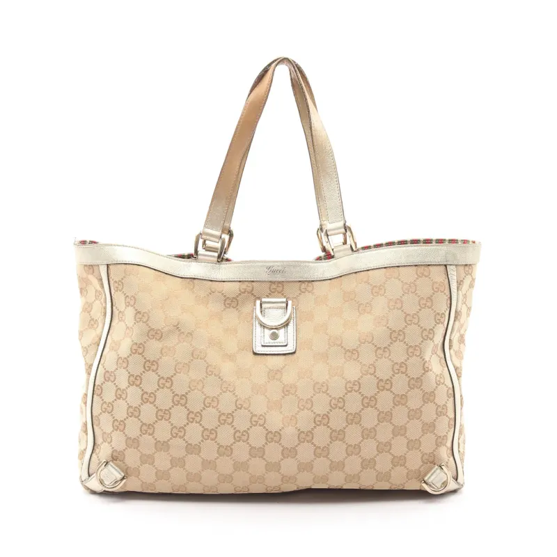 Gucci Abbey GG Canvas Tote bag beige
