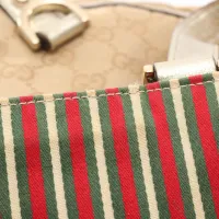 Gucci Abbey GG Canvas Tote bag beige