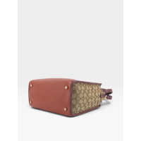 Coach Signature Tote – Brown & Burgundy
