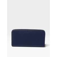 Prada Saffiano Leather Long Wallet – Navy Blue