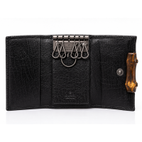 Gucci GG Canvas Bamboo 6-Key Case