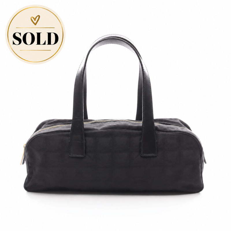 Chanel New Travel Line Boston Bag – Black